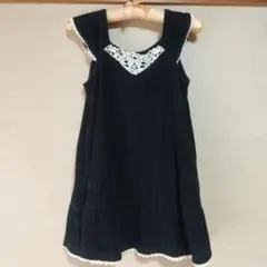 キッズ女の子＊１２０㎝ ブラックワンピース
