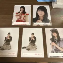 幸阪茉里乃 生写真 5枚セット 櫻坂46