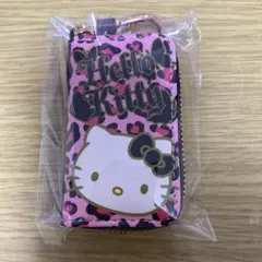 サンリオ　キティ　スマートキーケース　ピンク　ヒョウ柄　ギャル