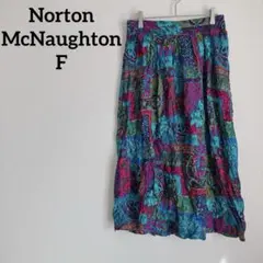レア❣️Norton McNaughton 【F】フレアロングスカート