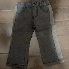 Bebe グレー系チェックパンツ