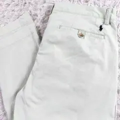 ポロラルフローレン ポニー刺繍ロゴ ストレッチストレートフィットチノパンツ 34