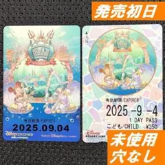 ディズニー リゾートライン フリーきっぷ 24周年 シー 9月4日