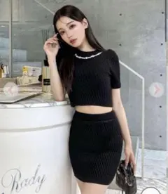 Rady ビジューニットセットアップ