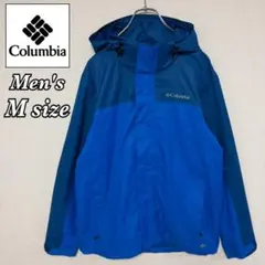 コロンビア マウンテンパーカー オムニテック 海外限定 ブルー メンズ Mサイズ