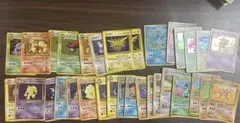 【最終値下】ポケモンカード　旧裏　カードまとめ売り　キラ　レア　ホロ　32枚