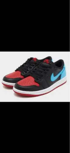 Nike Air Jordan 1 Low ブラック/レッド/ブルー