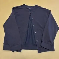 カーディガン ネイビー