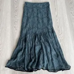 【PALEMO STORE】アシンメトリーレーススカート