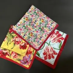 M*t様 Kenzo 花柄ハンカチ 3枚セット