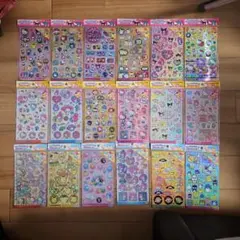 新品未使用☆サンリオ　キラッとシール　コンプリート18種セット
