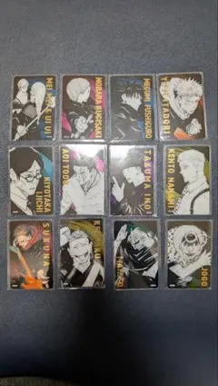 【呪術廻戦】呪術廻戦展 箔押しクリアカードコレクション12枚セット