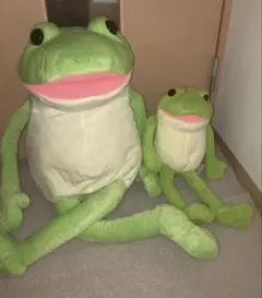 おとぼけケロピョン　ぬいぐるみ　2種