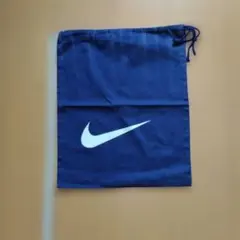 NIKE 巾着型 シューズバッグ ネイビー