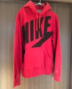 【レア】NIKE 古着 プリントロゴ スウェット パーカーM