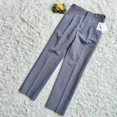 新品・タグ付き♡アダムエロペ パンツ ストレート グレー 34/S 1.5万円