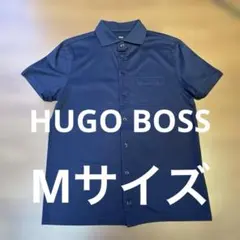 BOSS HUGO BOSS 半袖シャツ ネイビー スリムフィット　Mサイズのサムネイル