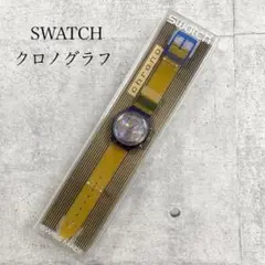 未使用品 スウォッチ クロノグラフ PEARL FRAME SCN401 94年