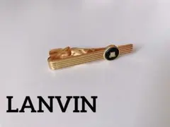 【極美品】LANVIN タイピン　ゴールド　ブラック