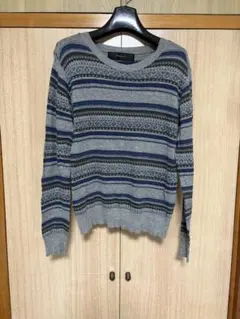 AMERICAN RAG CIE ストライプニットセーター