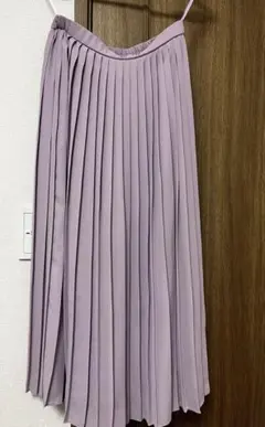 UNIQLO 薄紫色 プリーツスカート M