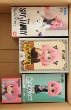SPY×FAMILY アーニャ フィギュア 4体セットほか（未開封）