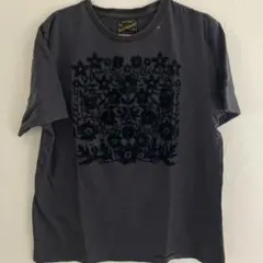 Go To Hollywood Tシャツ 花柄刺繍 チャコールグレーのサムネイル