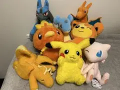 ポケットモンスター　しっぽみてみて！　でっかいぬいぐるみ　8体　まとめ売り