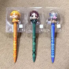 鬼滅の刃　USJ 竈門炭治郎　我妻善逸　嘴平伊之助　マスコット付きボールペン