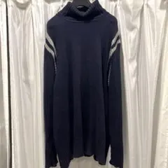 00s POLO JEANS タートルネック ニットXXL オールドラルフ