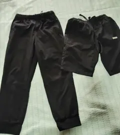 120 黒　パンツ　2点セット