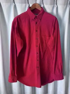 【希少XL】90s-00sウールリッチ ネルシャツ 赤 ブルガリア製