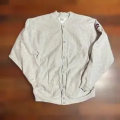 目無し　90s 刺繍タグ　アメリカ製　Reverse Weave スナップボタン