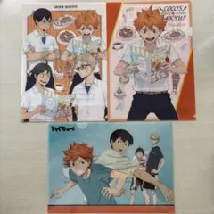 ハイキュー!! 影山飛雄 菅原孝支 月島蛍 クリアファイル - メルカリ
