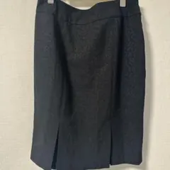 Le Suit 黒 タイトスカート 8号 スリット入り