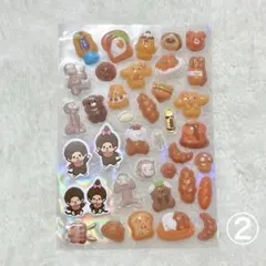 ②シールおすそ分け【ブラウン・オレンジ系】