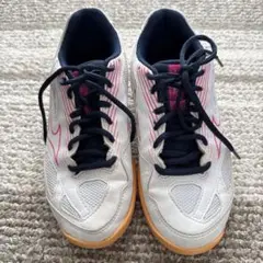 Mizuno バレーボールシューズ ホワイト/ピンク/ネイビー