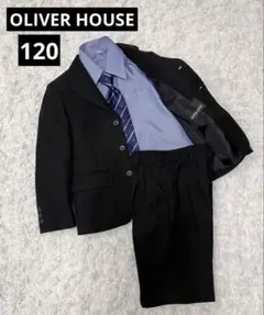 美品　オリバーハウス キッズフォーマルスーツ5点セット 120男の子　卒園　入学