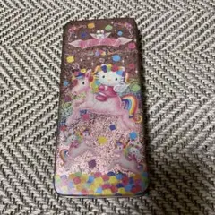 【平成レトロ】ハローキティ　缶　ペンケース　サンリオ