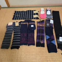 Chelston 靴下セット ストライプ・雪の結晶・チェック柄