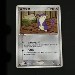 コラッタ 構築済 ロケット団ハーフデッキW -silver- 007/020