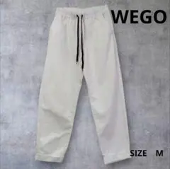 WEGO　ウィゴー　ロールアップ　イージーパンツ　白　 サイズMのサムネイル