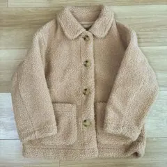 ユニクロ　110センチ　防風　ボア　ジャケット　フリース　ピンク