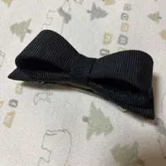 ブラックリボンバレッタ