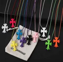 高品質 クロス ラバーネックレス 十字架 シリコン 1個