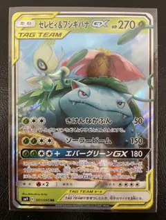 kncard77-2271 セレビィ&フシギバナGX 001/095 RR