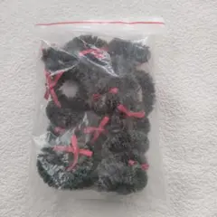 未使用❤ミニリース　20個　花輪　DIY 飾り　デコレーションのサムネイル