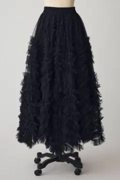【即納】新品スフレアシメチュールスカート /ブラック フラーネ frene同型