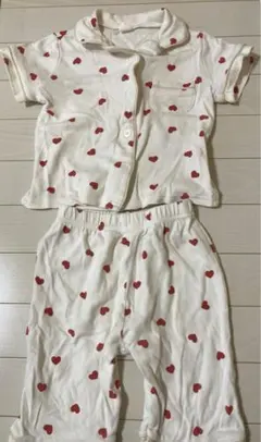 バースデイ コトリ cottoli ハート 夏物 半袖 パジャマ 95