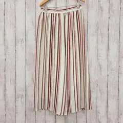 【 LAUTREAMONT 】ロートレアモン ストライプワイドパンツ